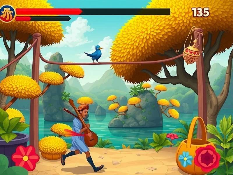 Sound frequency analysis of Pou game music showing harmonics