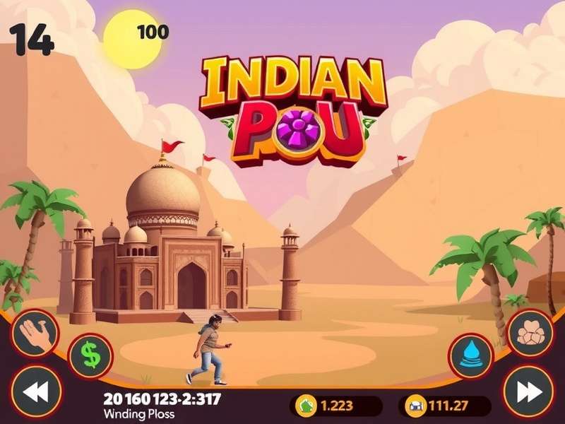 Pou Game interface showing care meters and customization options