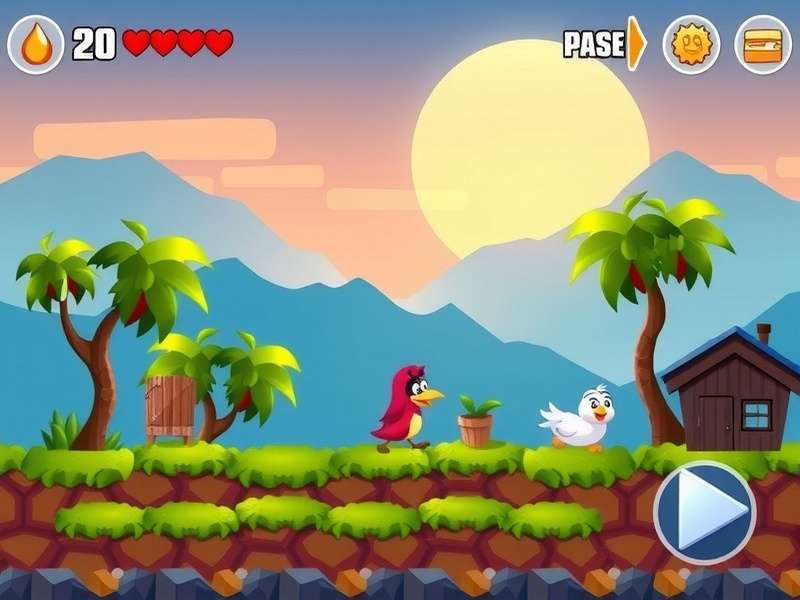 Pou character with accessories