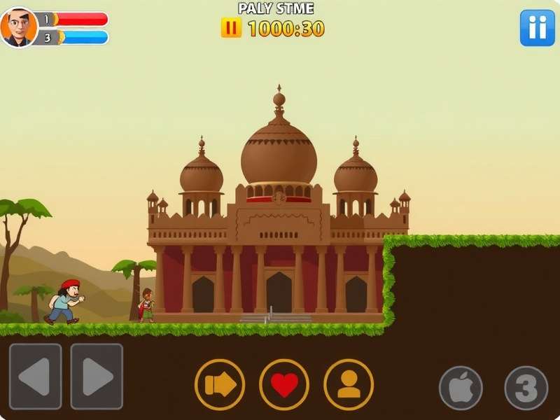 Pou Game character playing on a mobile device