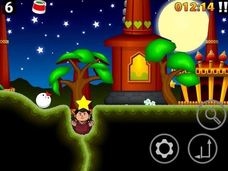 Pou Game on Laptop Screen - Virtual Pet Gameplay