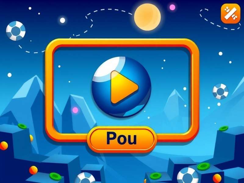 Complete Pou game button interface layout showing all control elements