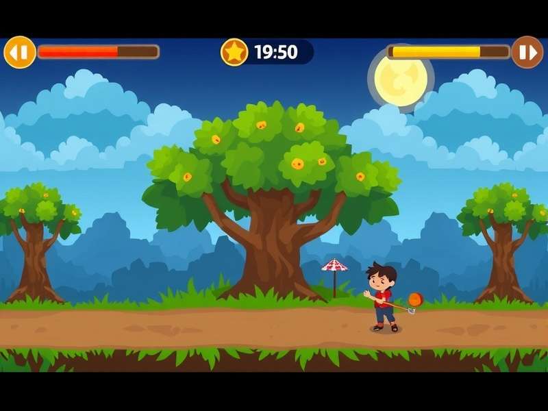 Pou Game online unblocked screenshot showing gameplay on a mobile device