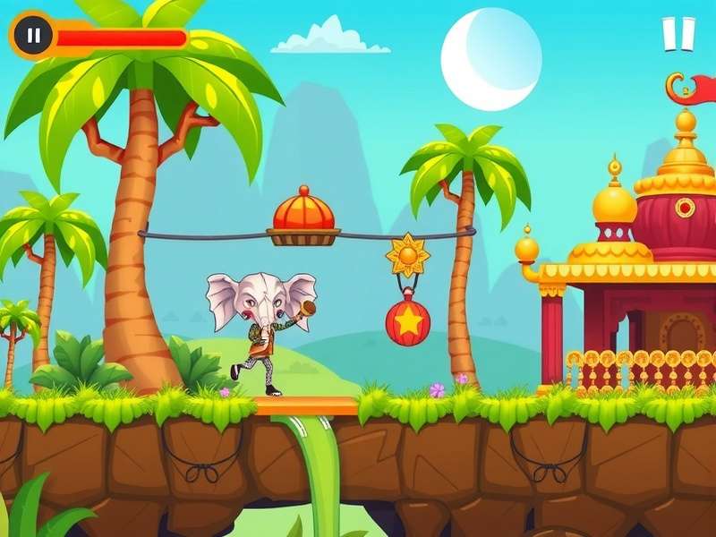 Colorful smartphone displaying the Pou game interface with a happy Pou character