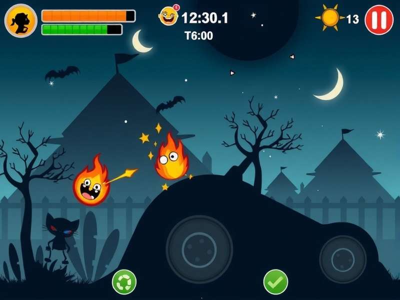 Pou Game character with a no symbol