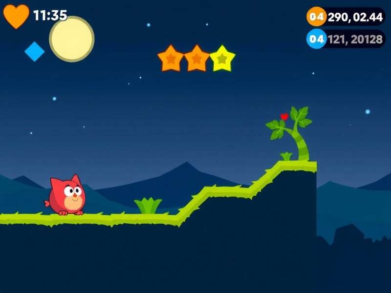 Colorful mobile gaming setup with phone showing Pou game interface