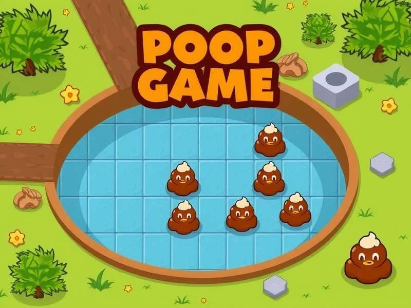 Data analytics dashboard showing Poop Game player statistics