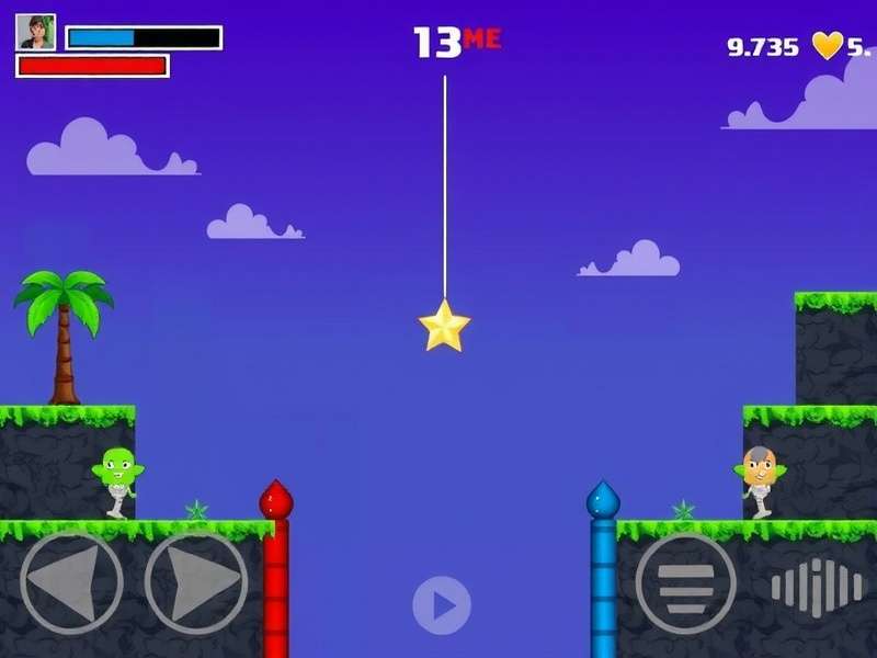 Pou Game Tamil interface showing virtual pet gameplay