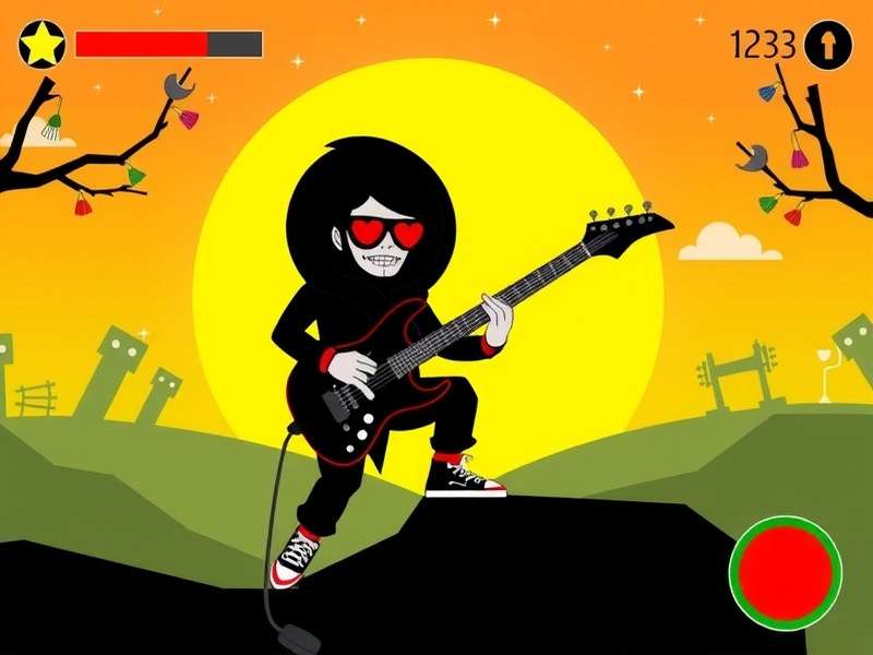 A digital audio workstation showing sound waves, with a Pou character on screen