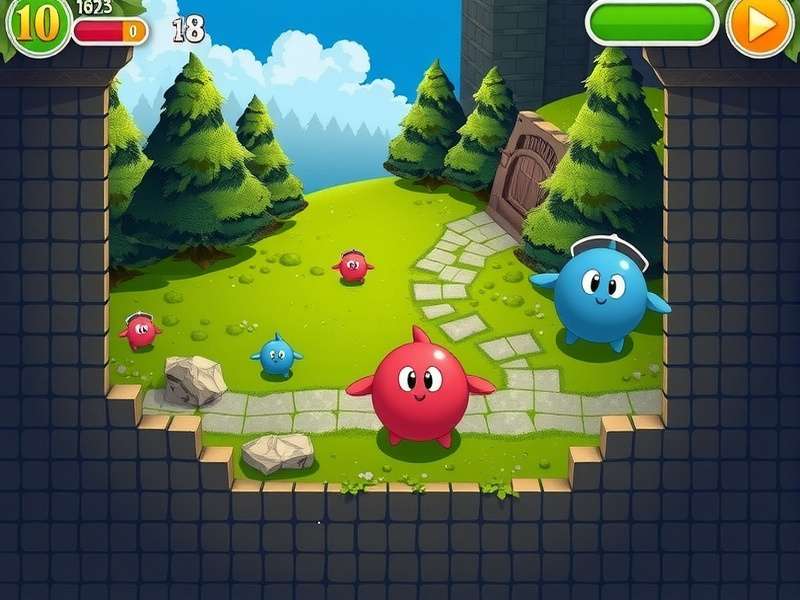 Pou Game Main Screen showing care icons and status bars