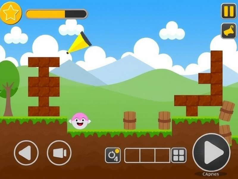 Pou Game App screenshot showing cute Pou character on mobile