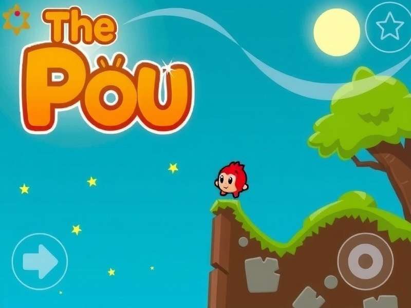 Pou Game Character Playing Mini Games