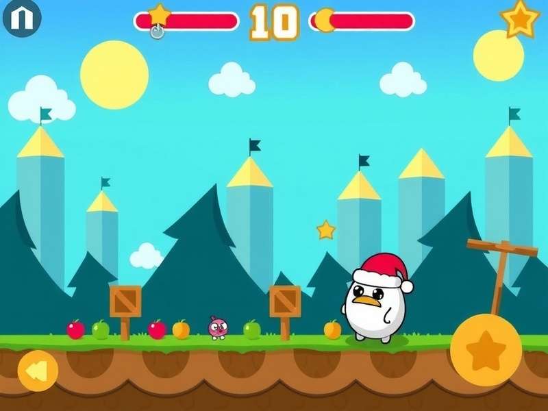 Pou game character on computer screen