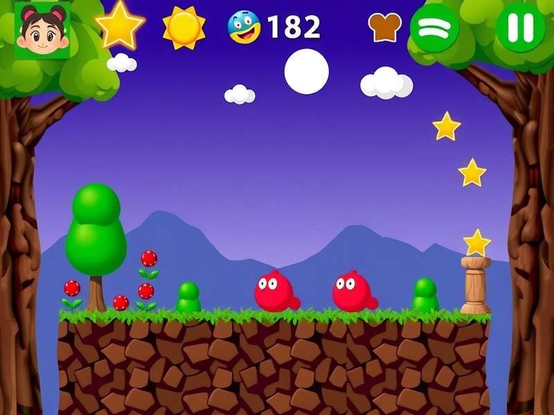 Pou alien character sitting in his lab, ready to play online unblocked