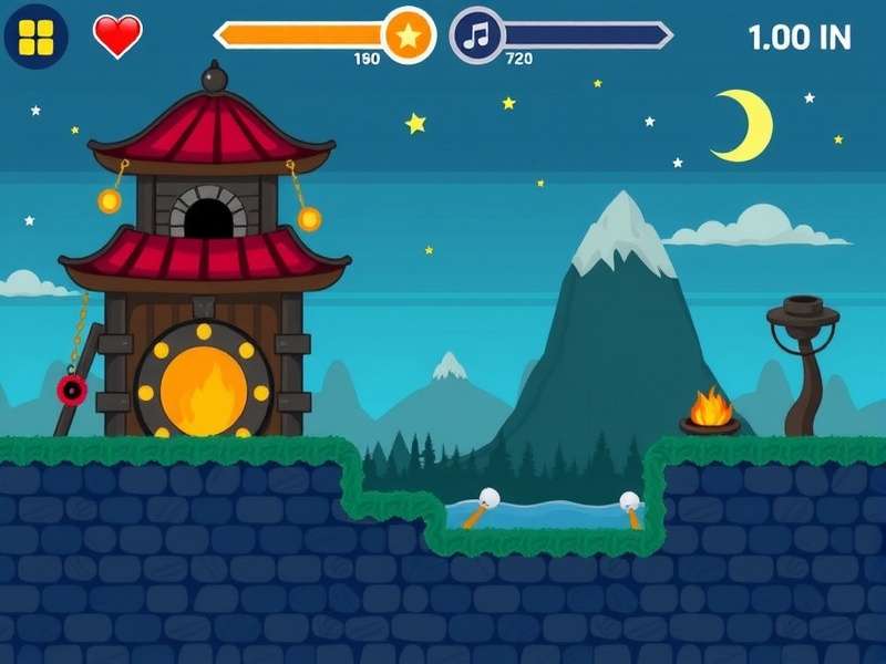 Pou Game Song featured image with musical notes and Pou character