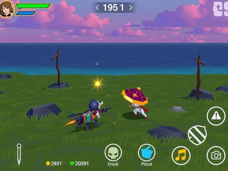 Pou game character sitting with a playful expression, digital pet interface