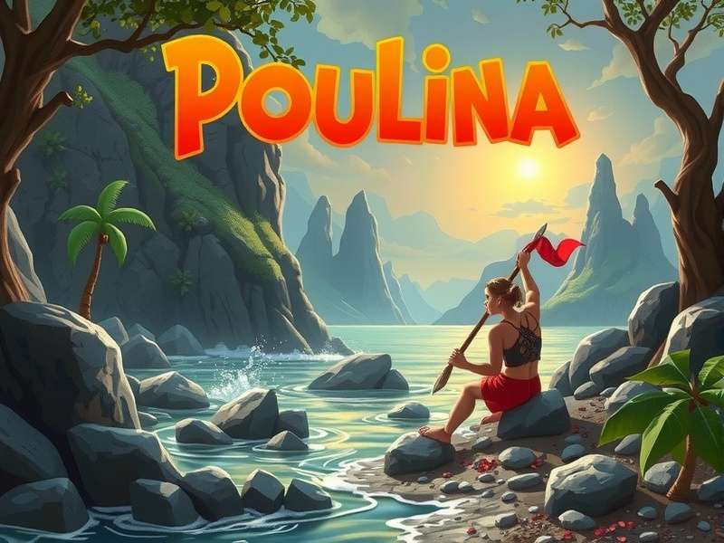 Poulina — Pou game companion illustration showing Pou character and gameplay elements