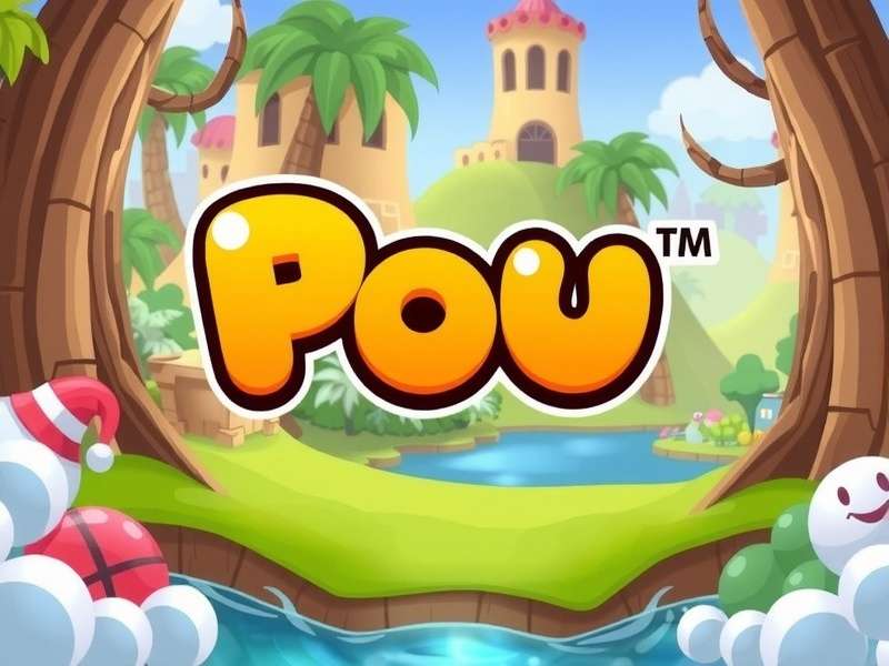Pou the alien pet character illustration