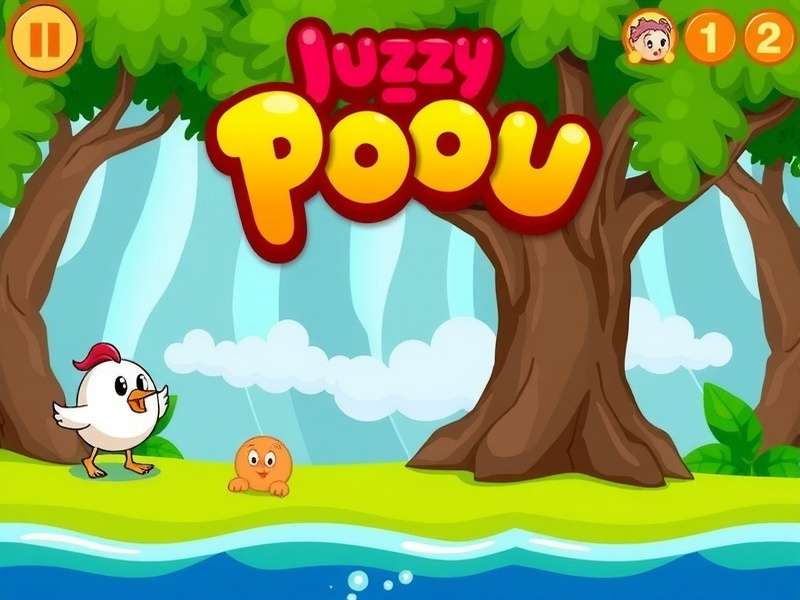 Juegos De Pou - Pou Game character with colorful background representing the ultimate gaming guide