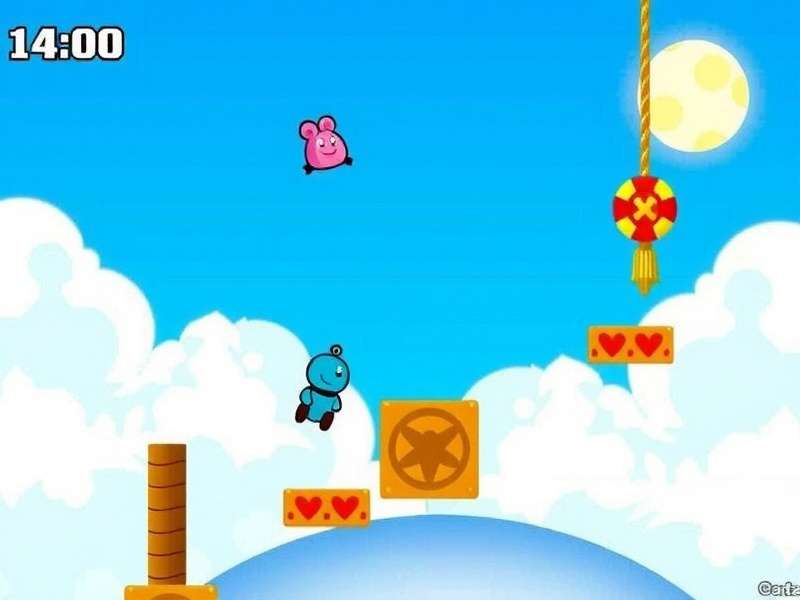 Pou Gameplay Sky Jump - Master the vertical climbing challenge with Pou